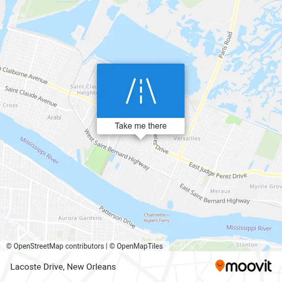 Lacoste Drive map