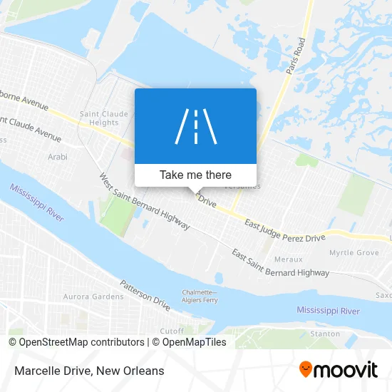 Marcelle Drive map