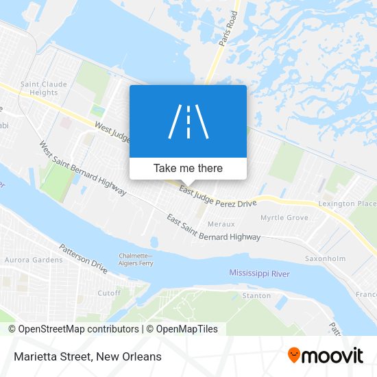 Mapa de Marietta Street