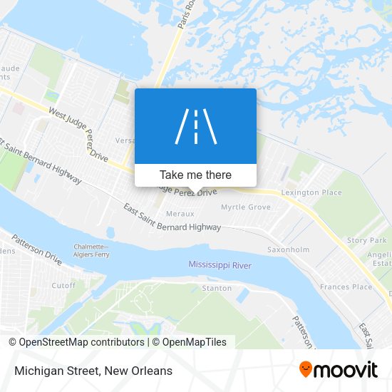 Michigan Street map