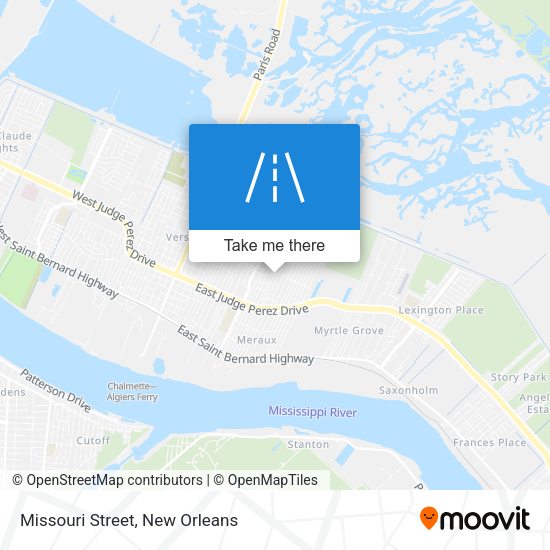 Missouri Street map