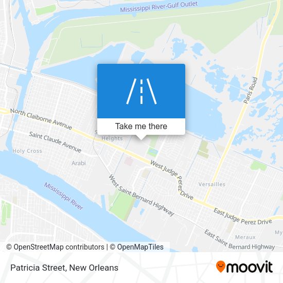 Mapa de Patricia Street