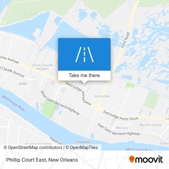 Phillip Court East map