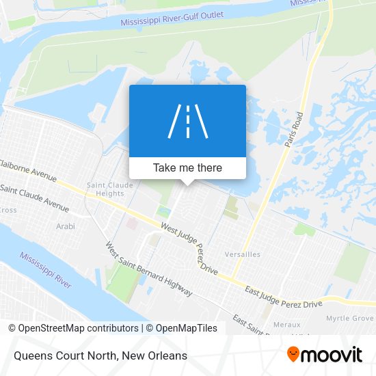 Mapa de Queens Court North
