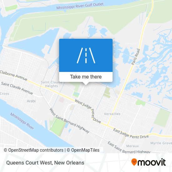 Mapa de Queens Court West