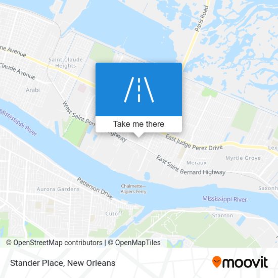 Mapa de Stander Place