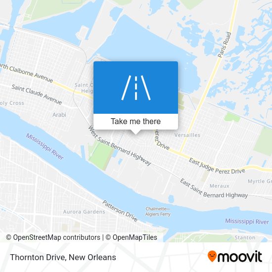 Mapa de Thornton Drive