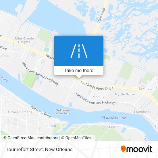Mapa de Tournefort Street