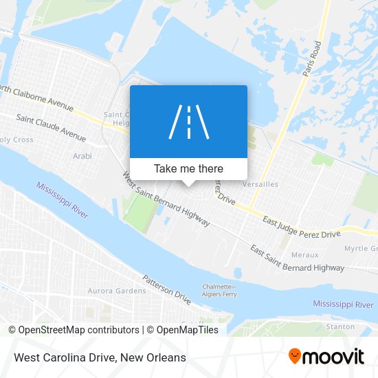 West Carolina Drive map