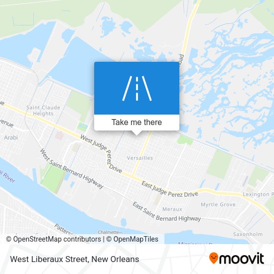 West Liberaux Street map