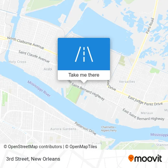 3rd Street map