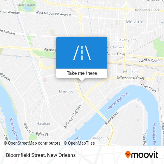 Bloomfield Street map