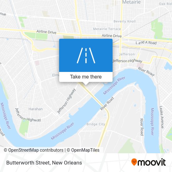 Mapa de Butterworth Street