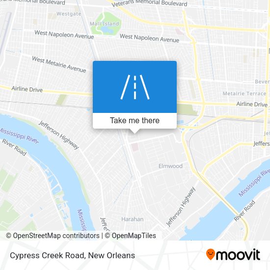 Cypress Creek Road map