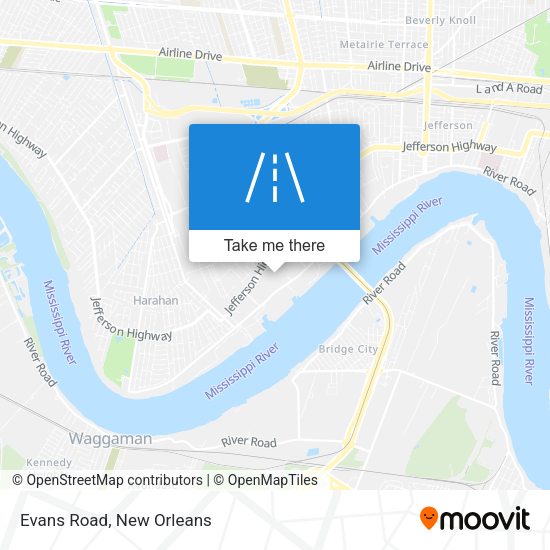 Mapa de Evans Road