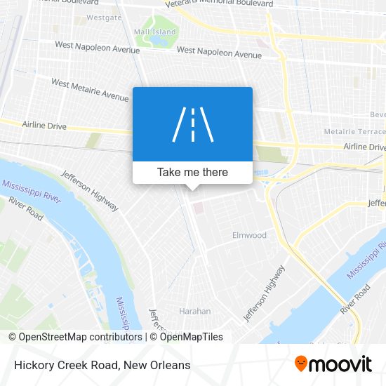 Hickory Creek Road map