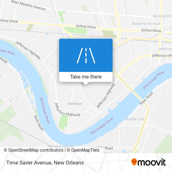 Time Saver Avenue map