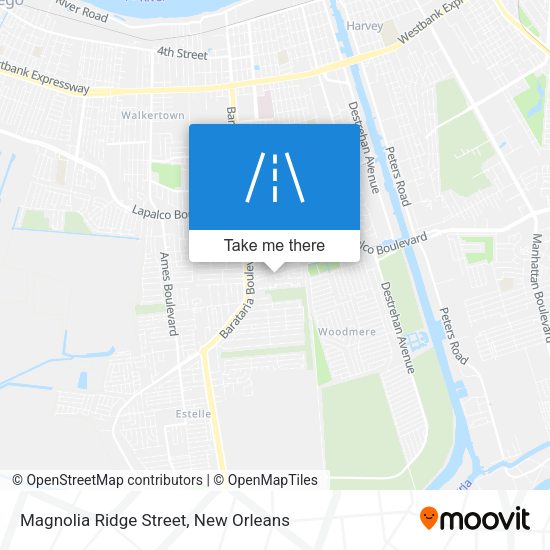 Mapa de Magnolia Ridge Street