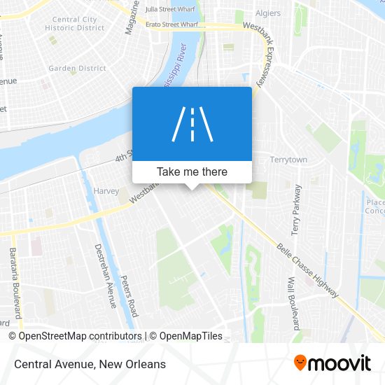 Central Avenue map