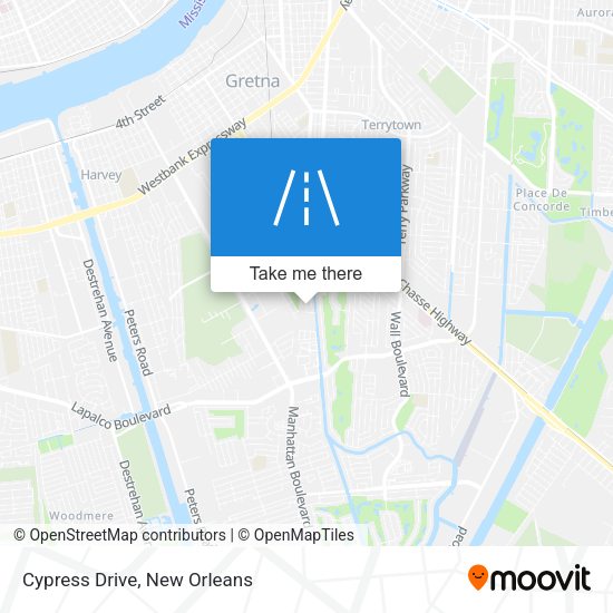 Mapa de Cypress Drive