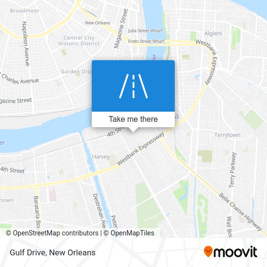 Gulf Drive map