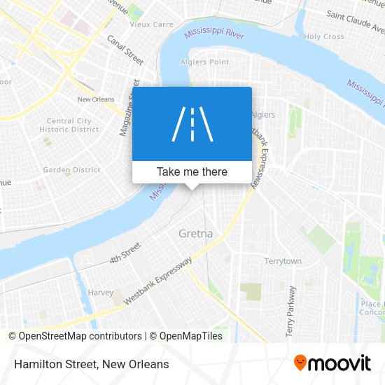 Hamilton Street map