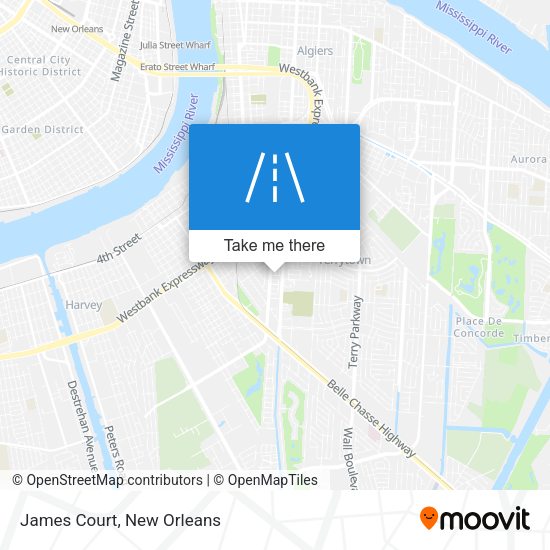 Mapa de James Court