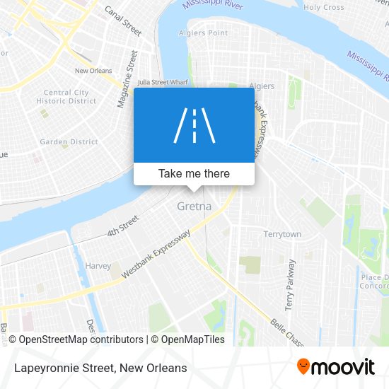 Mapa de Lapeyronnie Street