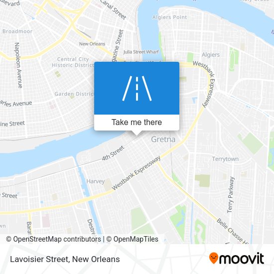 Mapa de Lavoisier Street