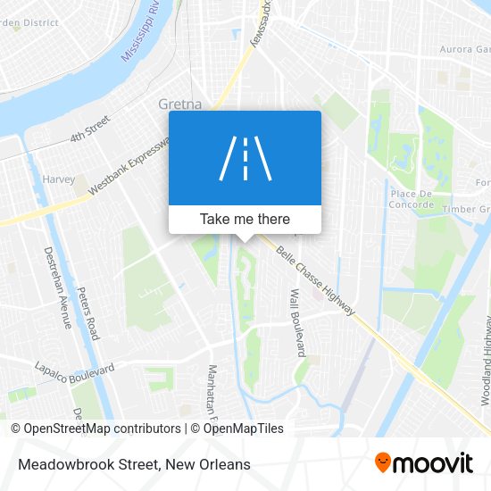 Meadowbrook Street map
