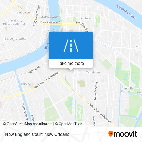 New England Court map