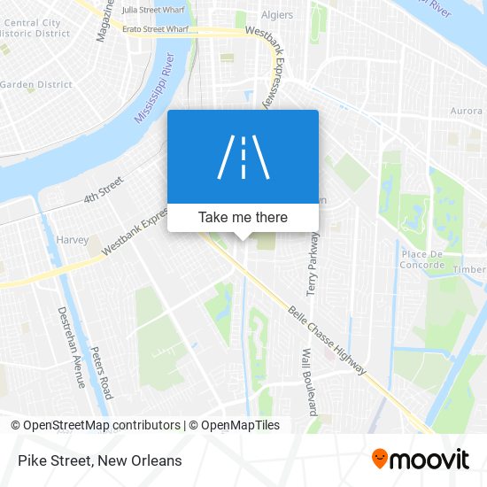Mapa de Pike Street