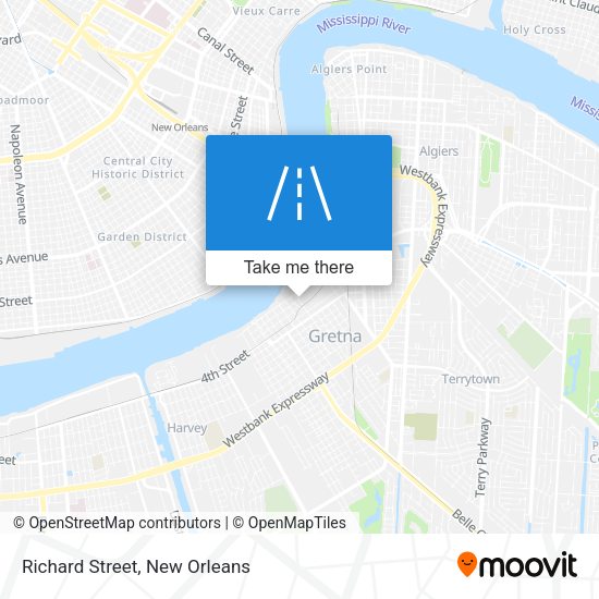 Mapa de Richard Street