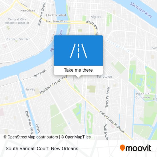 South Randall Court map