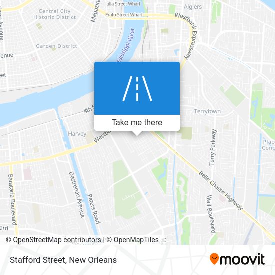 Mapa de Stafford Street