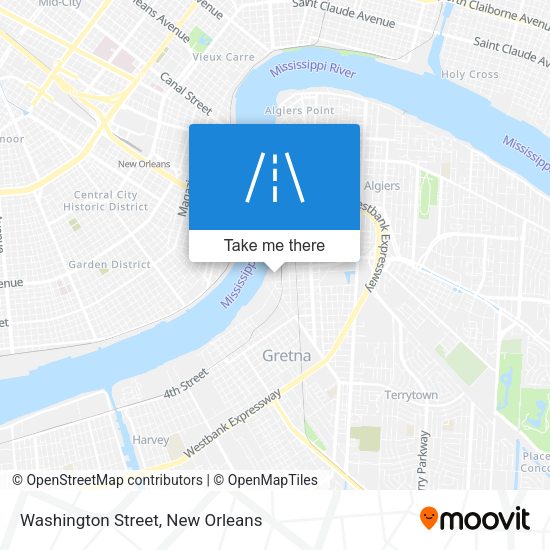 Mapa de Washington Street