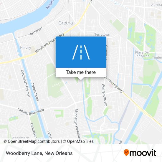 Woodberry Lane map