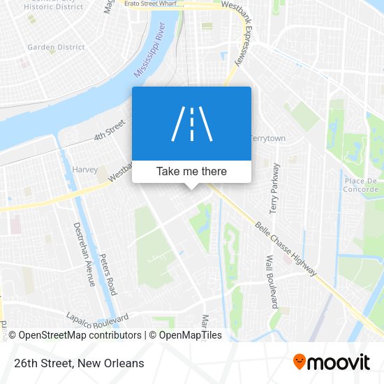 Mapa de 26th Street