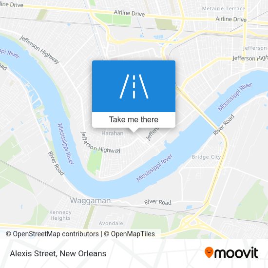 Mapa de Alexis Street