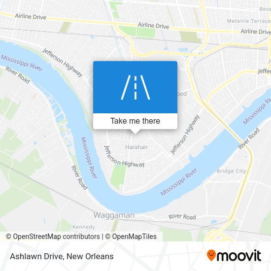 Mapa de Ashlawn Drive