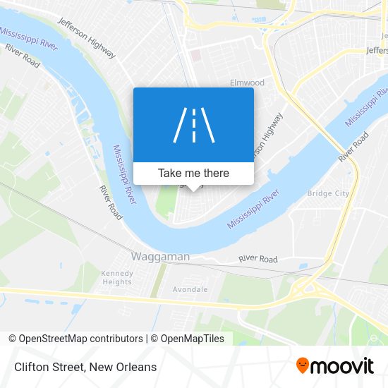 Mapa de Clifton Street