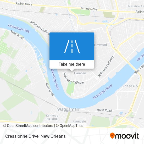 Cressionne Drive map