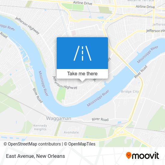 Mapa de East Avenue