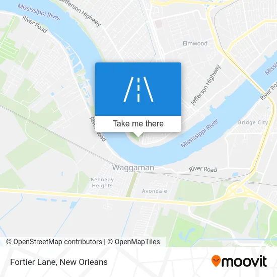 Fortier Lane map