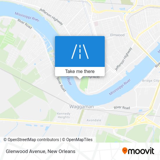 Glenwood Avenue map