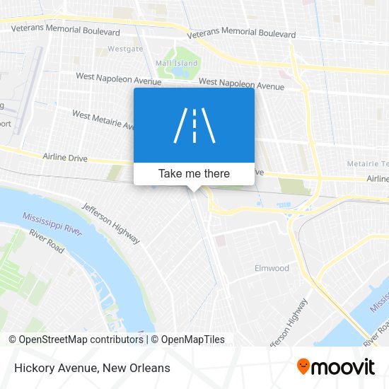 Mapa de Hickory Avenue