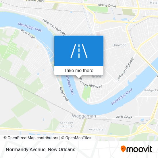 Mapa de Normandy Avenue