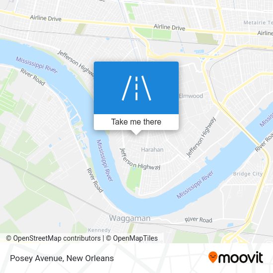 Mapa de Posey Avenue