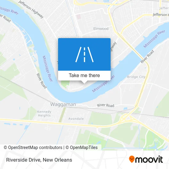 Riverside Drive map