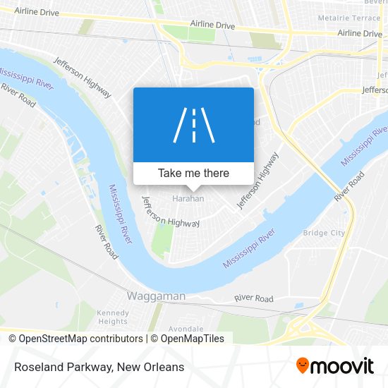 Roseland Parkway map